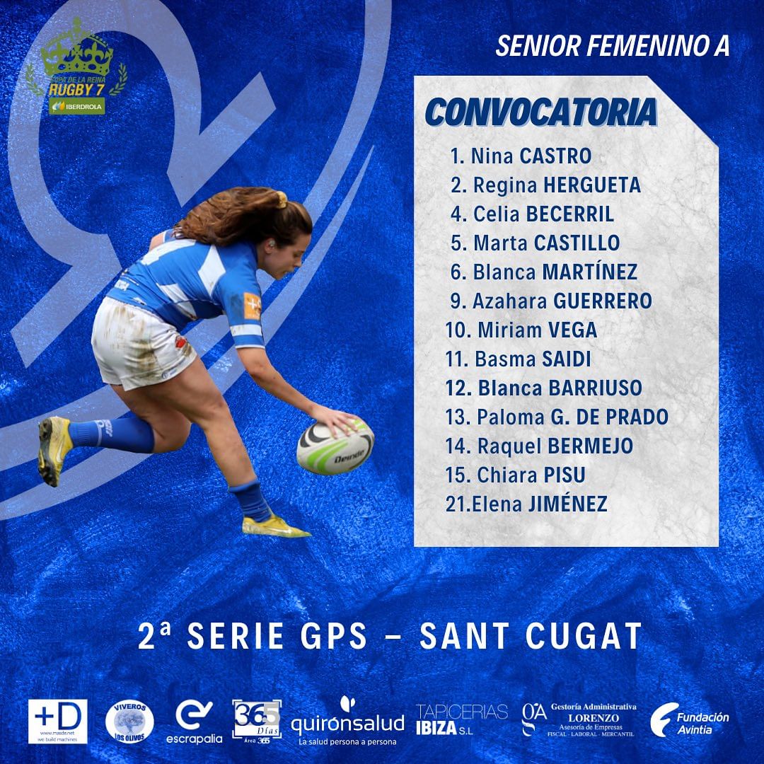Photo by Olímpico de Pozuelo Rugby on June 14, 2024. May be an image of 1 person, sports equipment, poster and text.