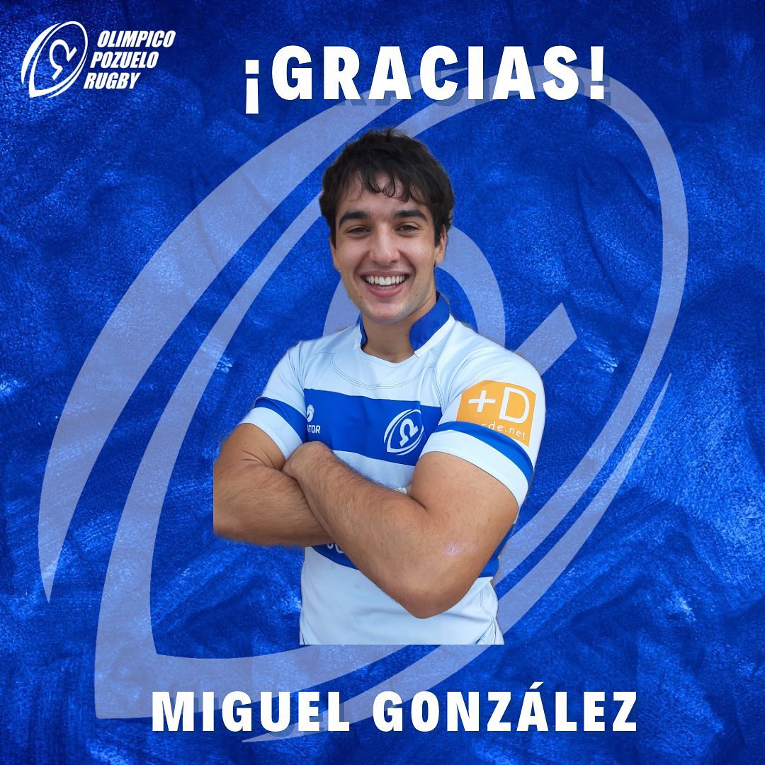 Photo shared by Olímpico de Pozuelo Rugby on August 12, 2024 tagging @sacristaan. May be an image of 1 person, sports equipment and text.