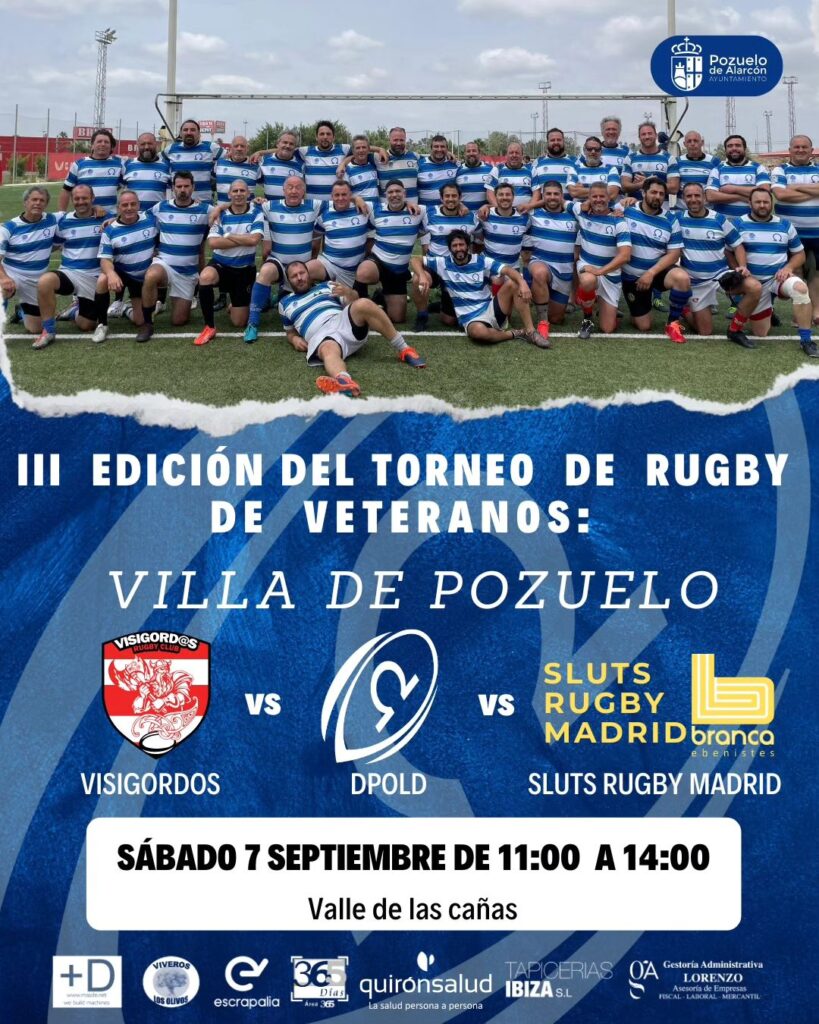Photo by Olímpico de Pozuelo Rugby in Campo de rugby Valle de las Cañas with @ayto.pozuelo, and @visigordos. May be an image of 1 person and text.